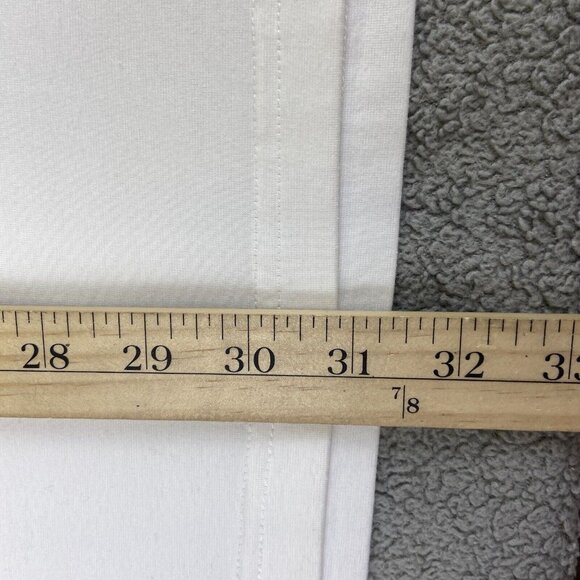 Travis Mathew Polo Shirt Men XL White Stripe Golf White Gray Yellow Cypress Lake - Picture 11 of 12